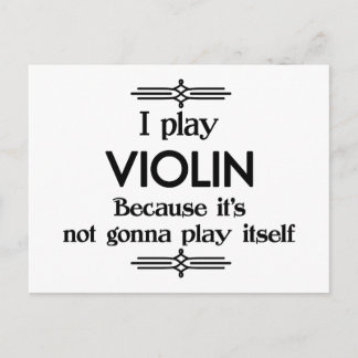 Postal Violin - Tócala Divertida Música Deco