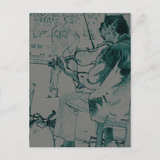 Postal Violinista