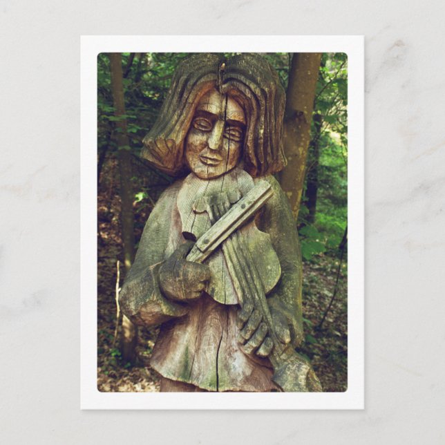 Postal Violinista (Anverso)