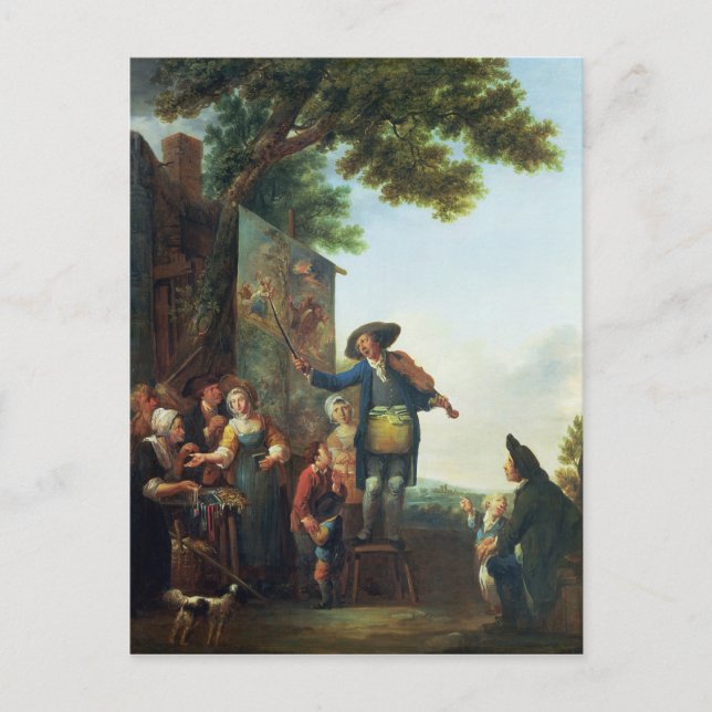 Postal Violinista (Anverso)