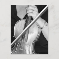 Violinista en reposo