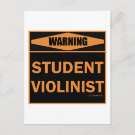Postal Violinista estudiantil