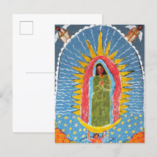 Postal Virgen de Guadalupe