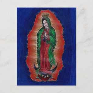 Postal Virgen de Guadalupe