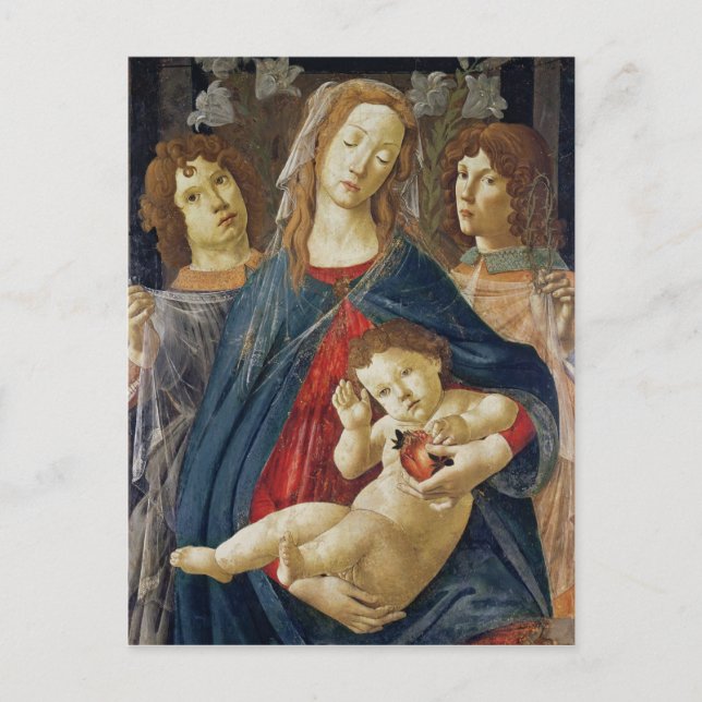 Postal Virgen de la granada (Anverso)