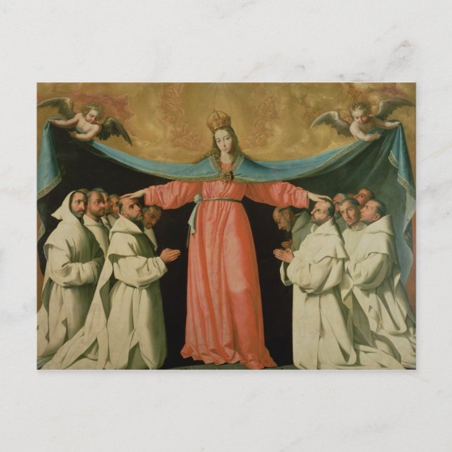 Postal Virgen de la Misericordia (Anverso)