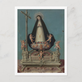 Postal Virgen de la Soledad de la Victoria–José Campeche