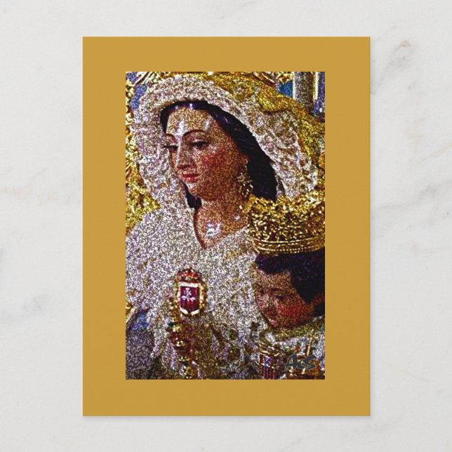 POSTAL VIRGEN DE LAS MERCEDES (Anverso)