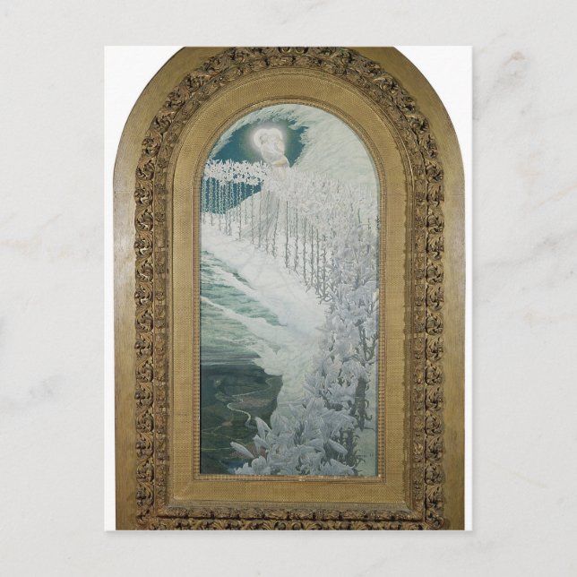 Postal Virgen de los Lilies, 1899 (Anverso)