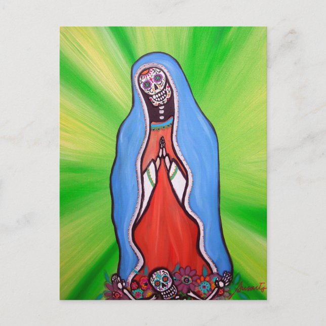 Postal virgen guadalupe BY PRISARTS (Anverso)