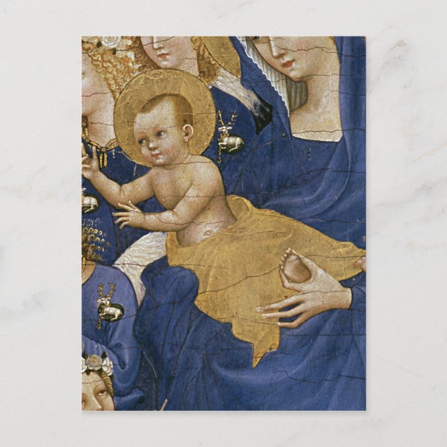 Postal Virgen y niño, c.1395-99 (Anverso)