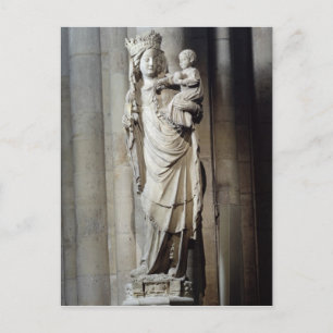 Postal Virgen y niño, conocida como Notre-Dame de París