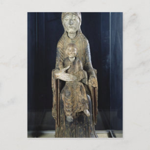 Postal Virgen y niño en Majesté, de Forez