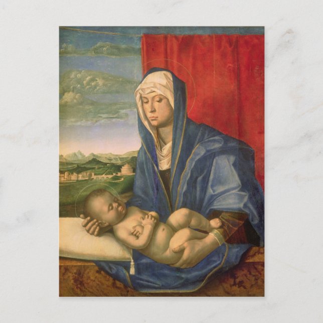 Postal Vírgenes y niños 3 (Anverso)