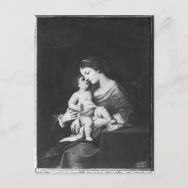 Postal Vírgenes y niños 3 (Anverso)