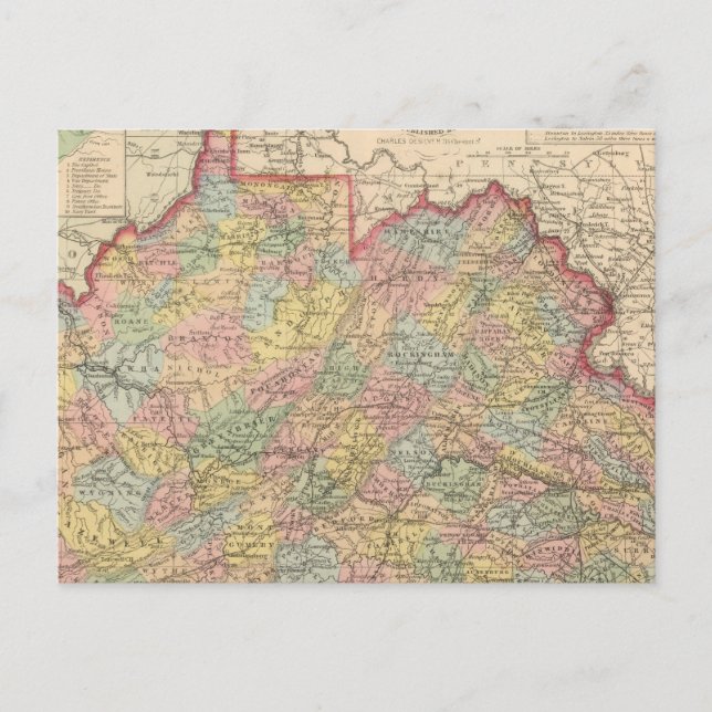 Postal Virginia 8 (Anverso)