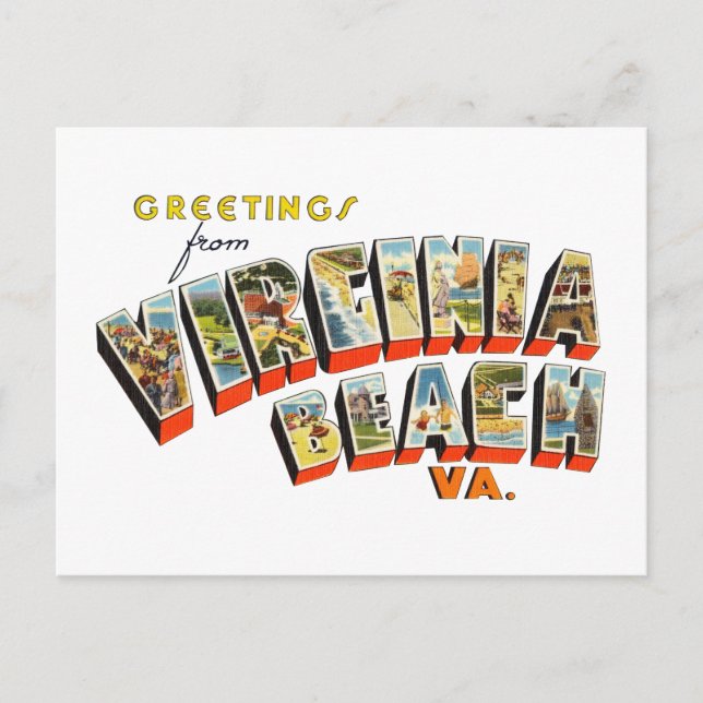 Postal Virginia Beach (Anverso)