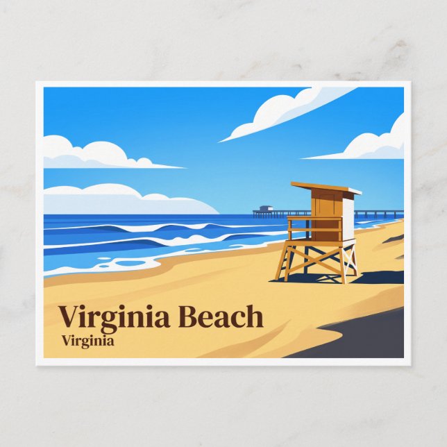 Postal Virginia Beach (Anverso)