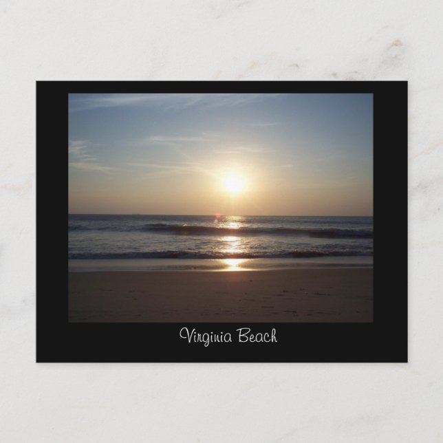 Postal Virginia Beach Sunrise (Anverso)