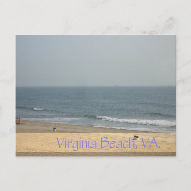 Postal Virginia Beach, VA #3 Postcard (Anverso)