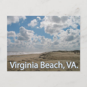 Postal Virginia Beach, VA Virginia Vacation Post Card Car