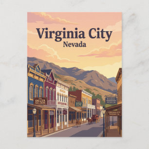 Postal Virginia City EE. UU.