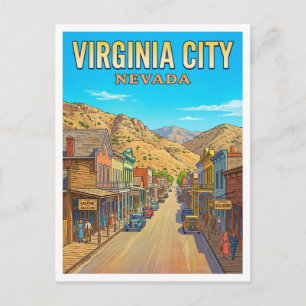 Postal Virginia City Nevada