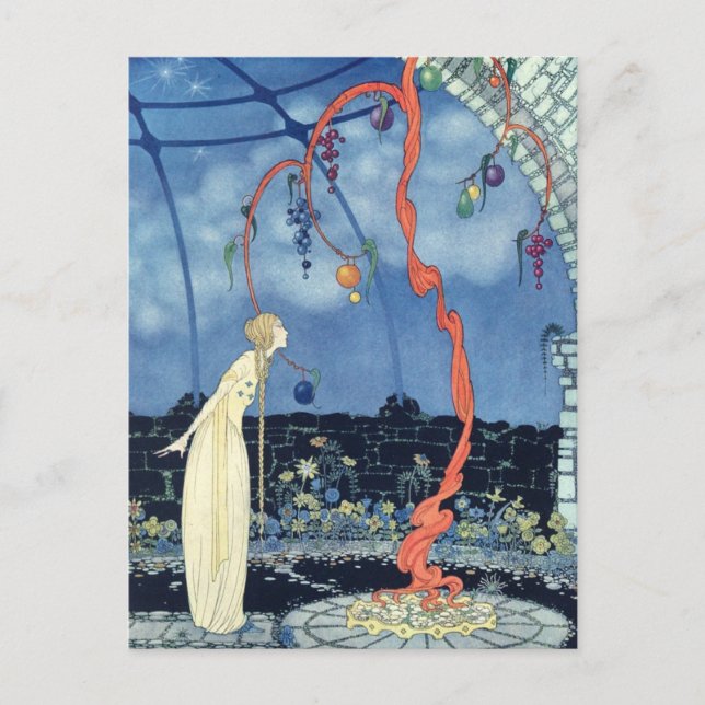 Postal Virginia Frances Sterrett French Fairy Tales (Anverso)