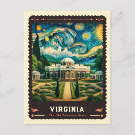 Postal Virginia | Inspirado en Vincent Van Gogh