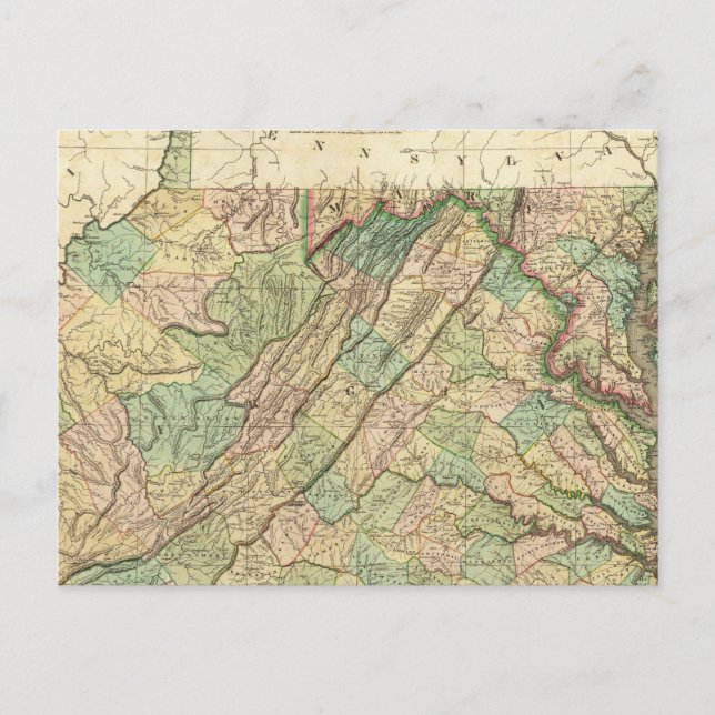 Postal Virginia, Maryland y Delaware (Anverso)