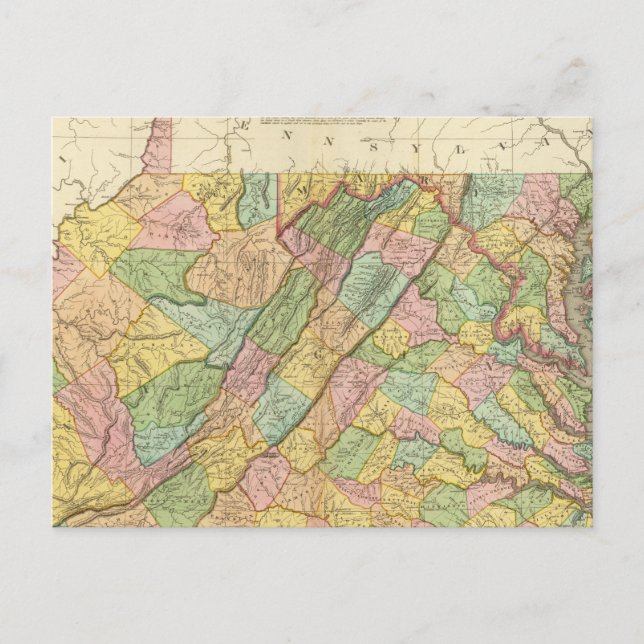 Postal Virginia Maryland y Delaware (Anverso)