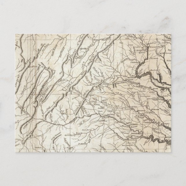 Postal Virginia, Maryland y Delaware (Anverso)