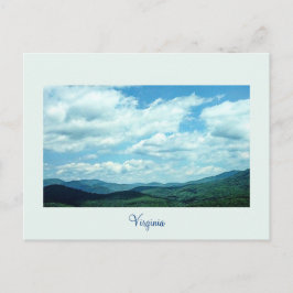 Postal Virginia Mountain View Post Card