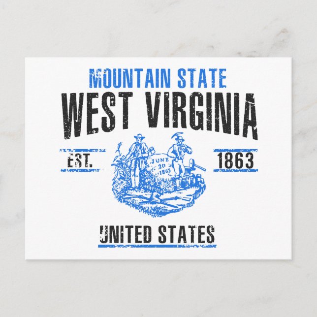 Postal Virginia Occidental (Anverso)