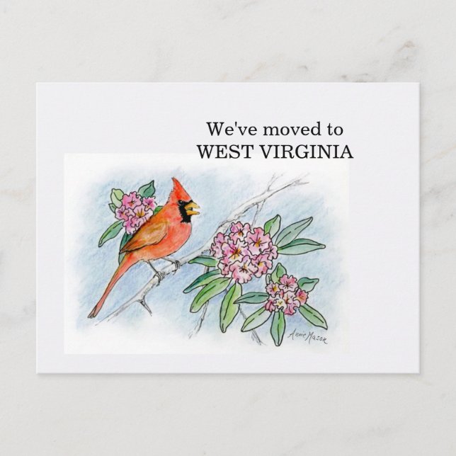 Postal Virginia Occidental (Anverso)
