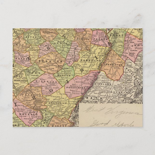 Postal Virginia Occidental (Anverso)