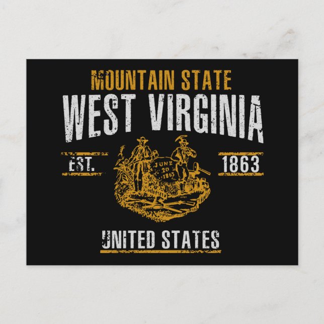 Postal Virginia Occidental (Anverso)