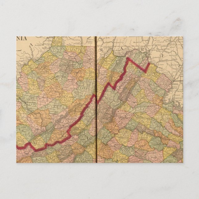 Postal Virginia Occidental (Anverso)