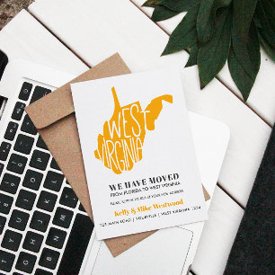 Postal VIRGINIA OCCIDENTAL Nos hemos mudado nueva direcci