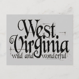 Postal Virginia Occidental W&W_Black