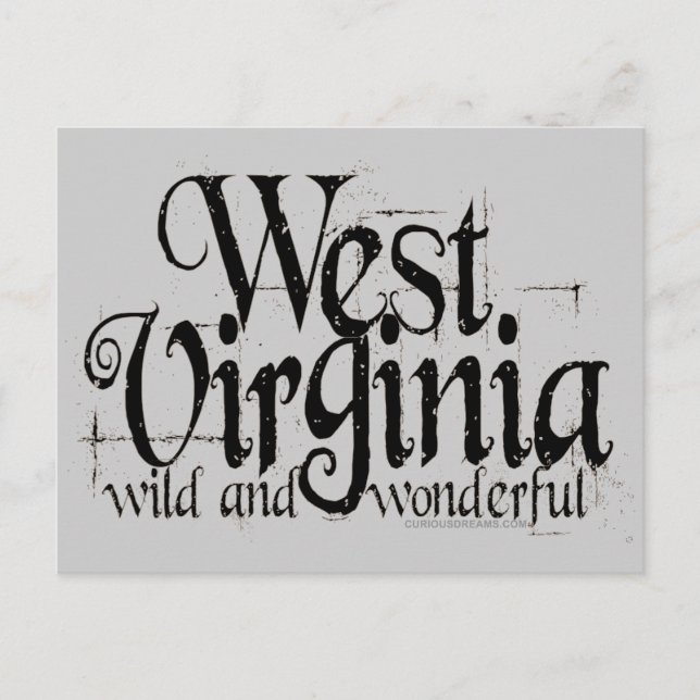 Postal Virginia Occidental W&W_Black (Anverso)