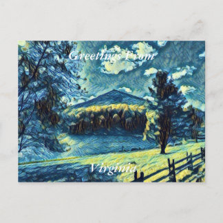 Postal Virginia Postcard