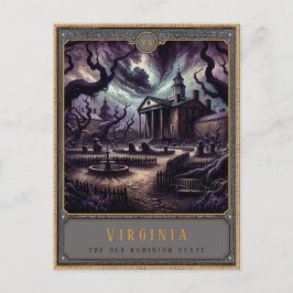 Postal Virginia | Postcarta de arte gótico
