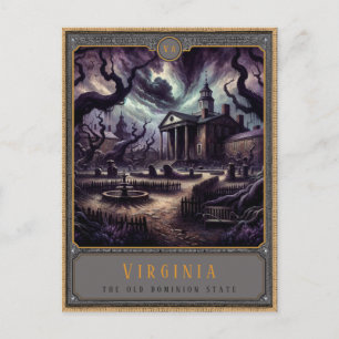 Postal Virginia   Postcarta de arte gótico