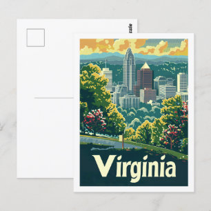 Postal Virginia USA Famous Travel Place