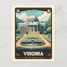 Postal Virginia | Vintage patriótico