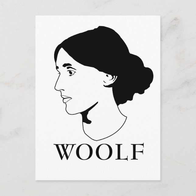 Postal Virginia Woolf (Anverso)