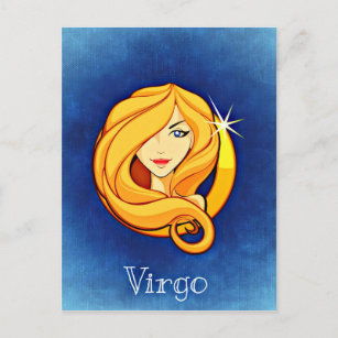 Postal Virgo del Rótulo de la astrología