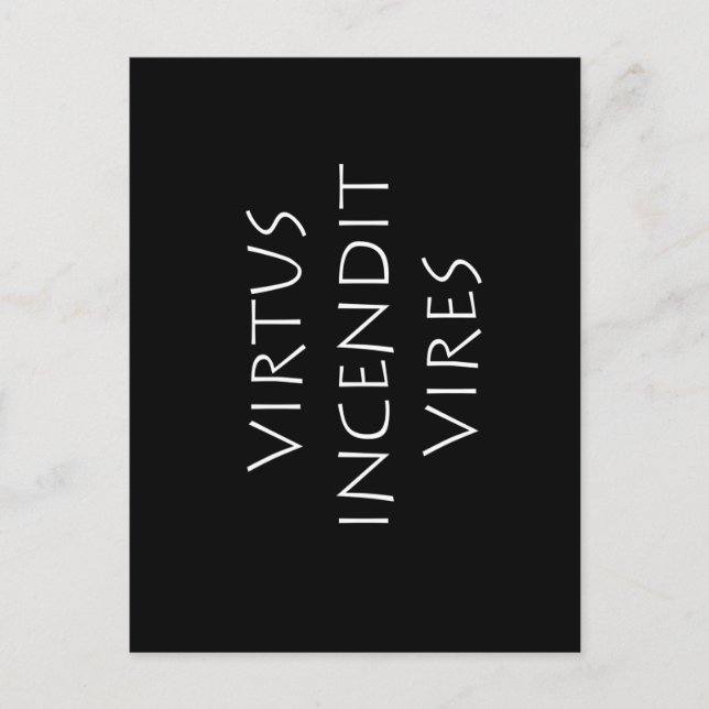 Postal Virtus incendit vires (Anverso)