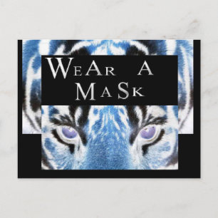 POSTAL VIRUS CORONA UTILIZA UNA MÁSCARA